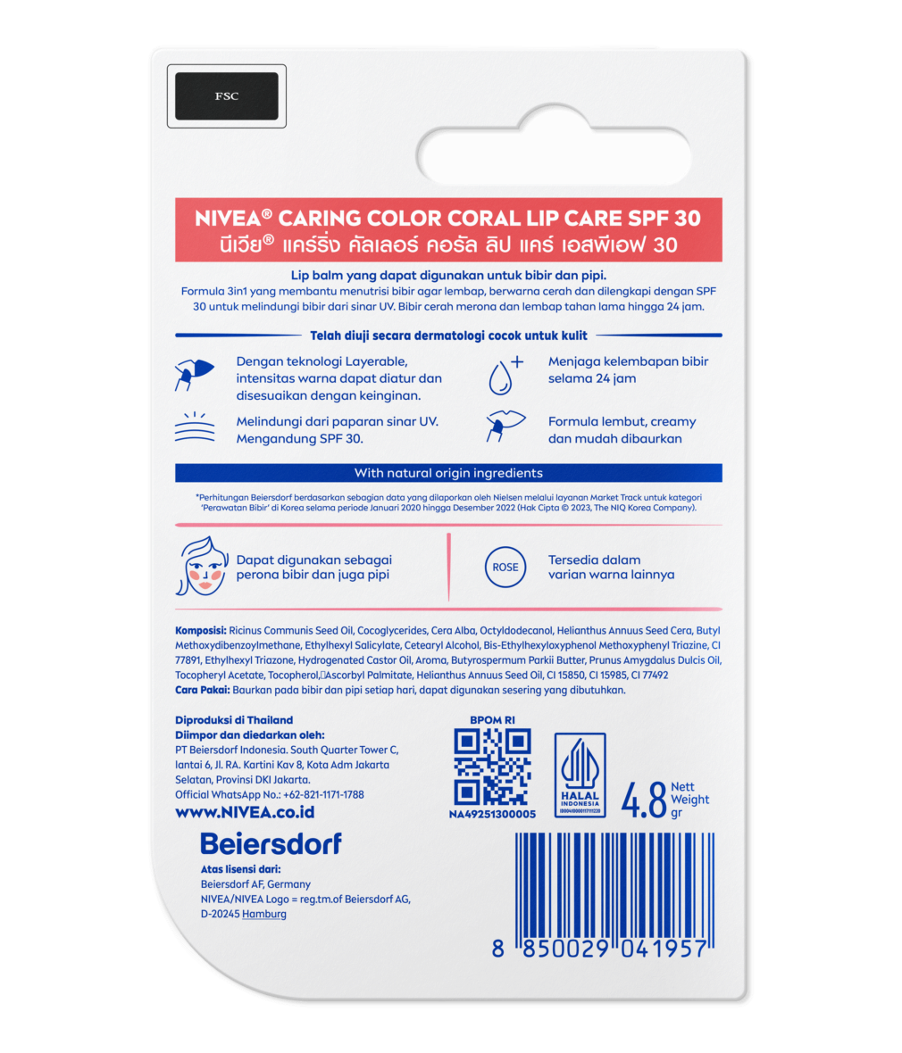 NIVEA Lip Caring Color - COLAR - BOP