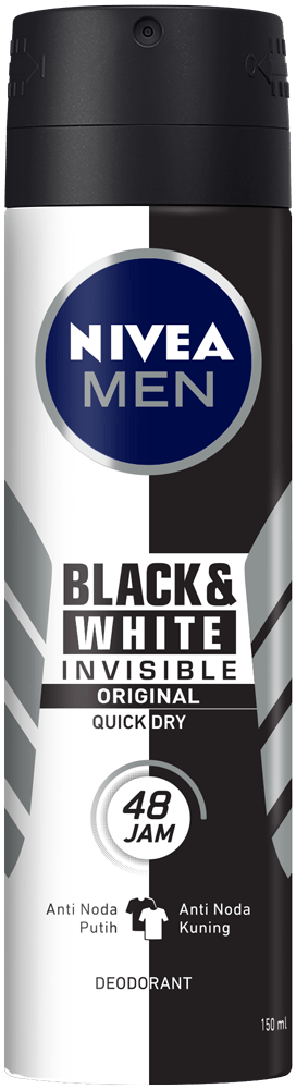 NIVEA MEN Black and White Invisible Deo Spray packshot